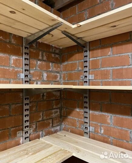 Стеллаж металлический настенный в наличии