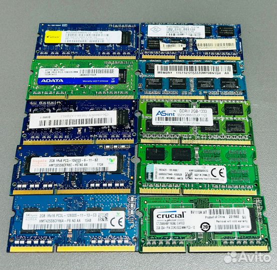 Оперативная память для ноутбука DDR3 2Gb