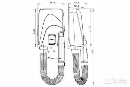 Автоматический фен для волос Mediclinics SC0088