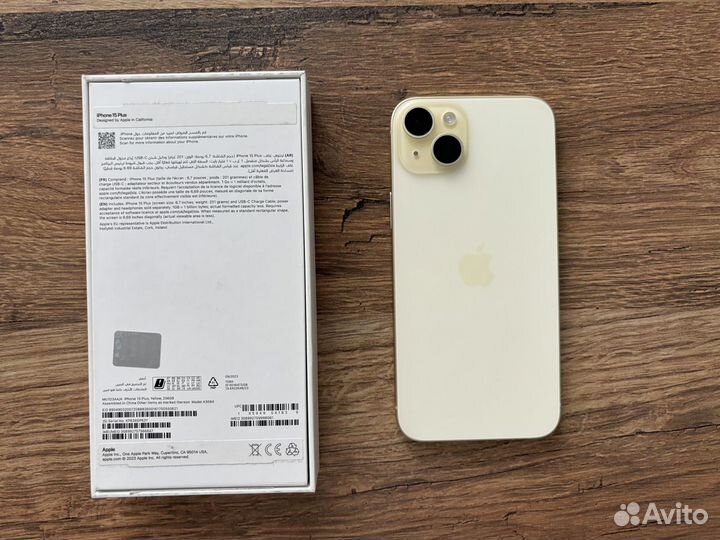 iPhone 15 Plus, 256 гб, nanoSIM + eSim