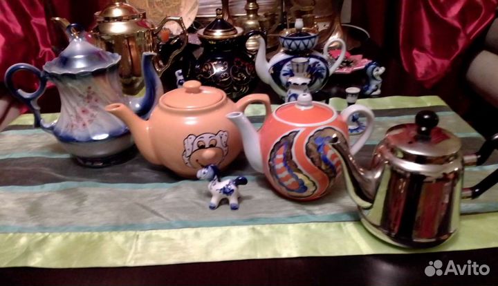 Винтажные фарфоровые чайники 80г.г. эпохи СССР лфз