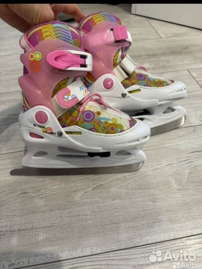 Коньки детские раздвижные 26-29