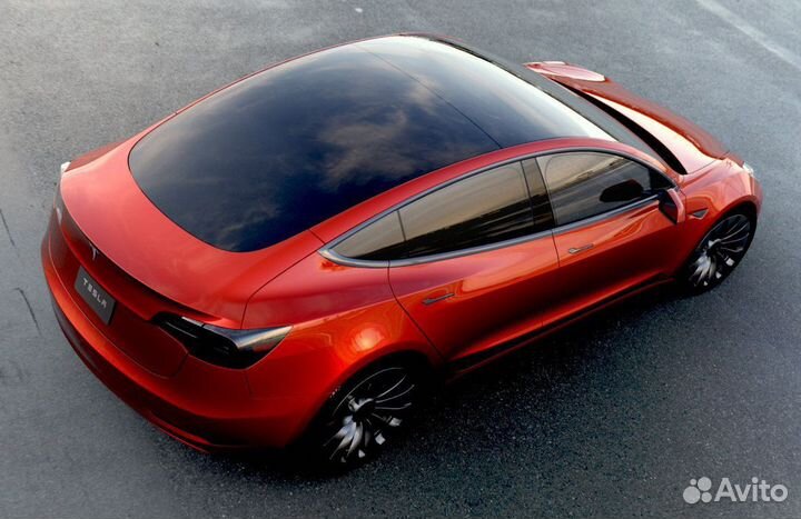 Заднее стекло, панорамное стекло Tesla model 3