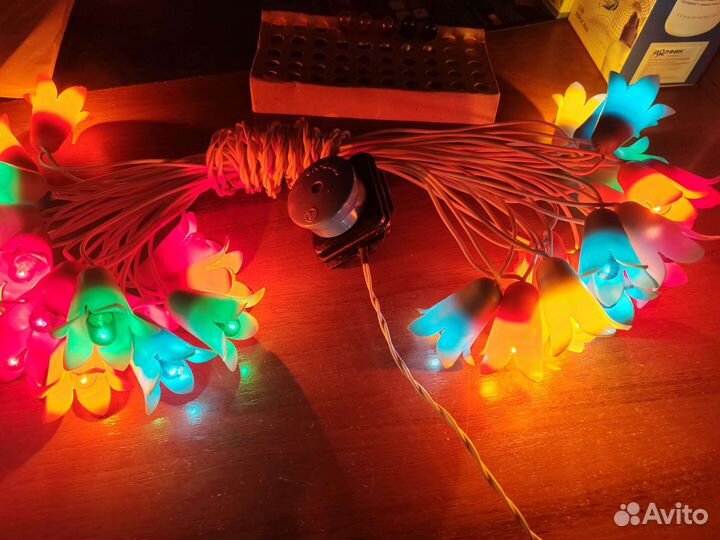 Гирлянда длинная колокольчики