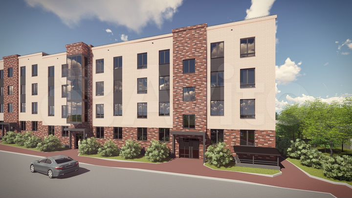 2-к. квартира, 76 м², 2/4 эт.