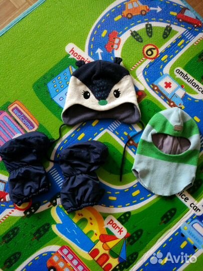 Демисезон 2 Шапки 46-48 размер Лесси