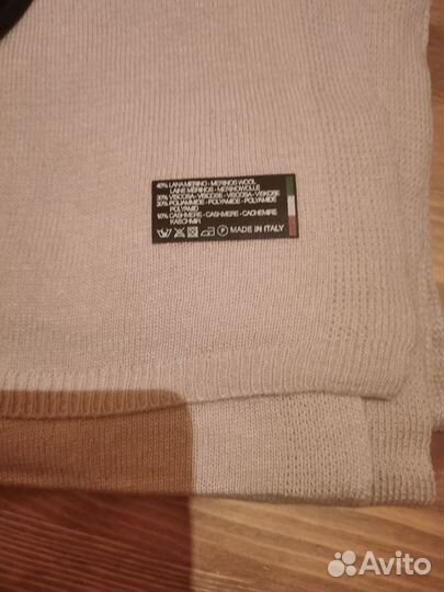 Палантин шерстяной, кашемир Италия