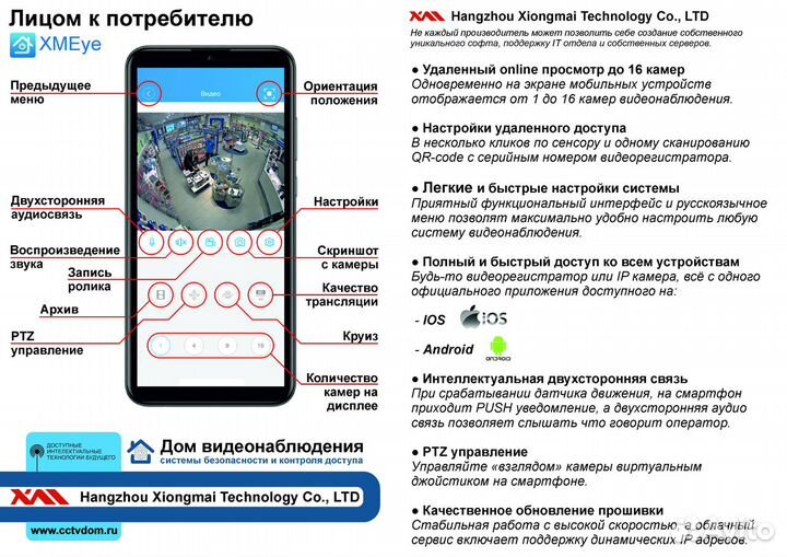 Видеорегистратор на 4 видео до 5mP и 4 звука