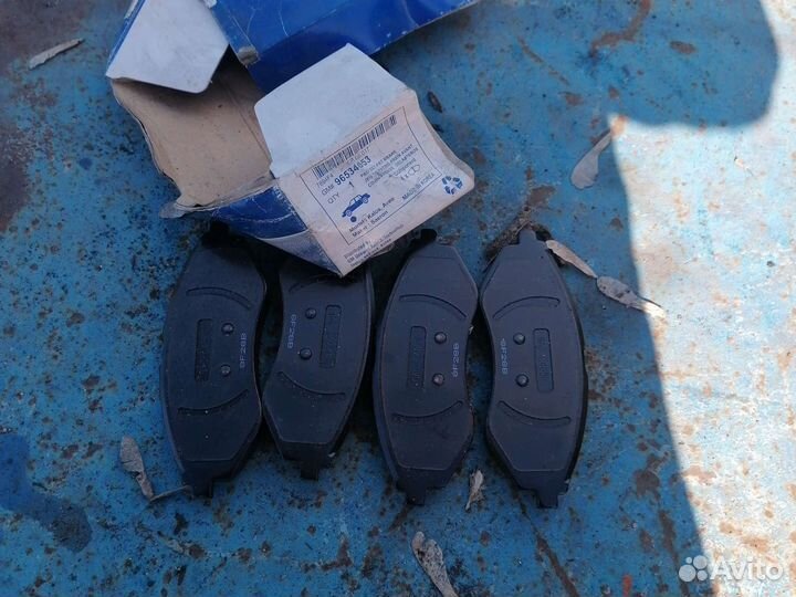 Колодки оригинал тормозные авео 1.2-1.4