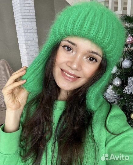 Шапка ушанка ручной работы