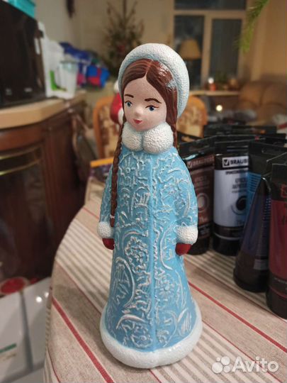 Снегурочка и Дед Мороз СССР пластик