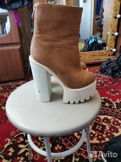 Ботильоны натуральная кожа