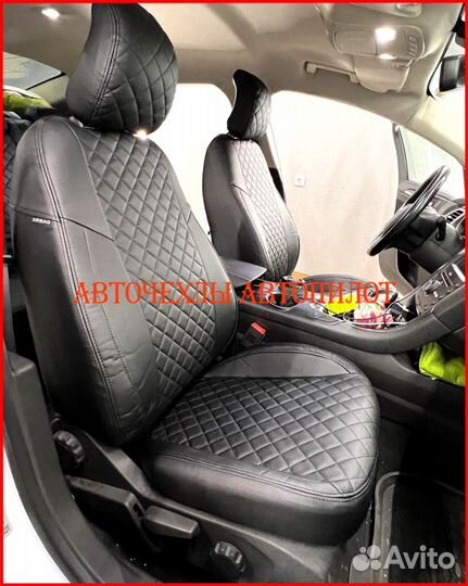 Чехлы Автопилот Ford Mondeo 5 из экокожи чёрные