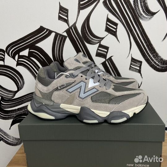 New Balance 9060 Light Grey-Noir