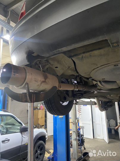 Выхлоп, Глушитель, прямоток volkswagen пассат