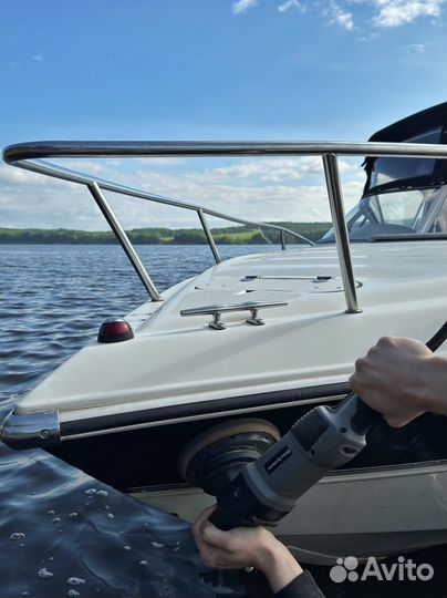 Полировка катеров и яхт