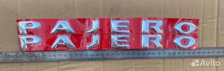 3D наклейки Pajero, логотип, эмблема, наклейка