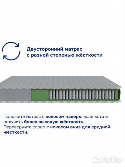 Матрас Spring Evo ортопедический 80-200см-новый