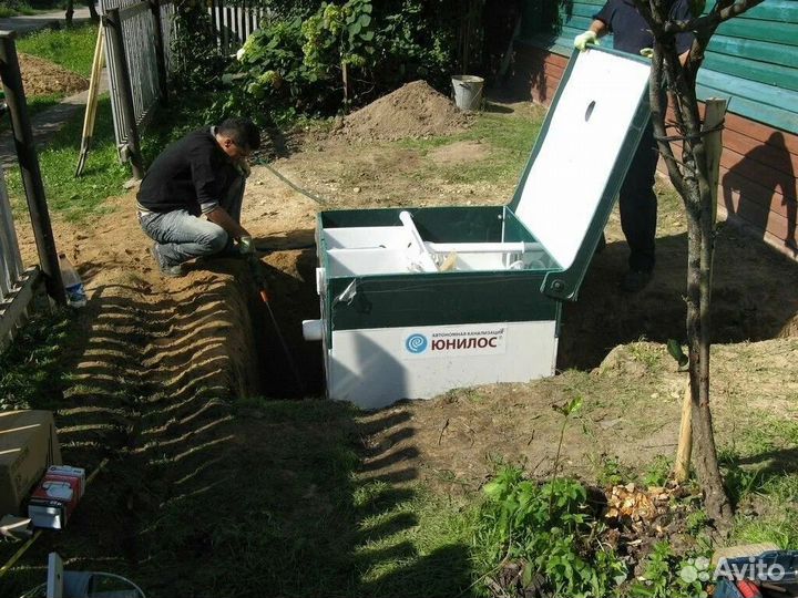 Установка септика под ключ