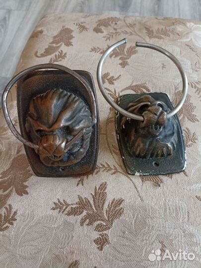 Дверные ручки, львы, винтаж, СССР