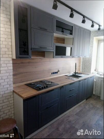 Кухня прямая модульная новая