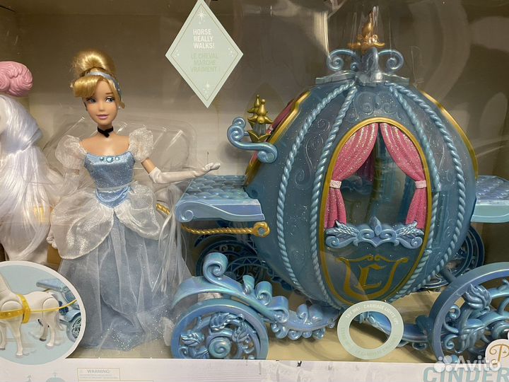 Disney Игровой набор Золушка с Каретой и Лошадью