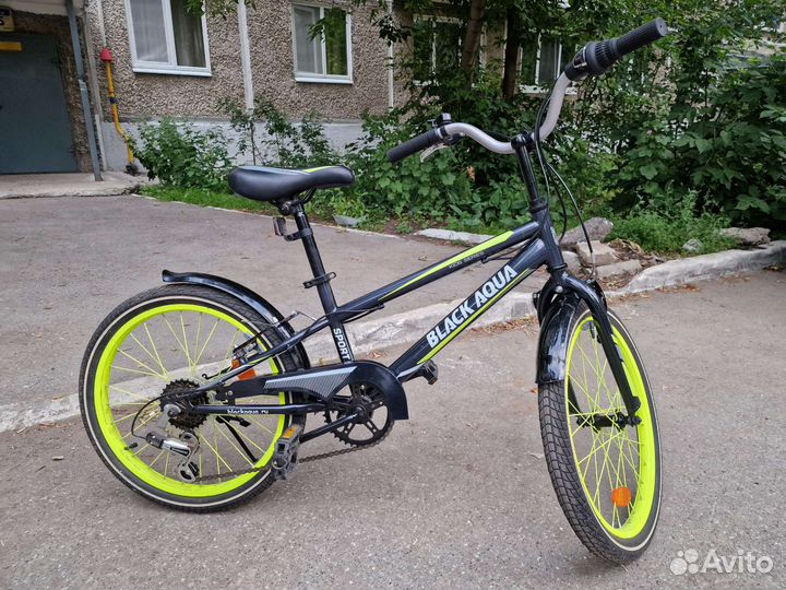 Велосипед детский black aqua