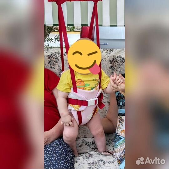 Качеля прыгунок для малышей 3 в 1