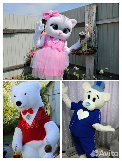 Поздравление на дом, ростовая кукла