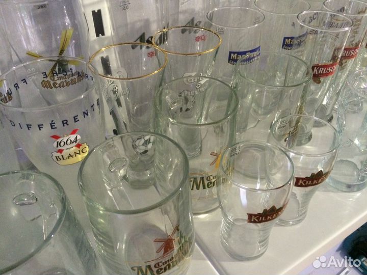 Пивные стаканы новые