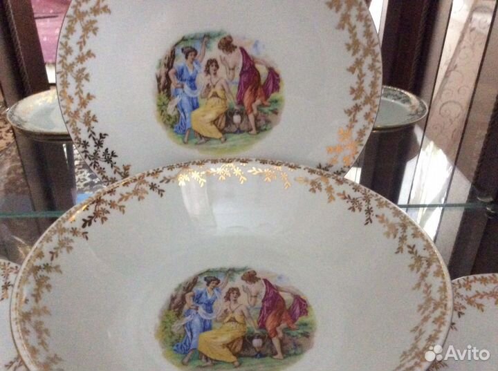 Мадонна (чехия) пирожковый сервиз. Ваза