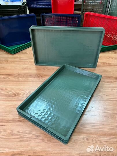 Лотки Ящики пластиковые 740х440х65 Пищевые