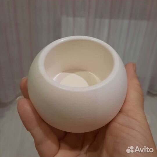 Кашпо для цветов или свечей. Поднос