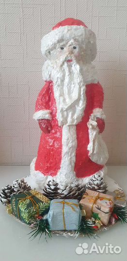 Дед мороз, снегурочка поделка в школу, садик