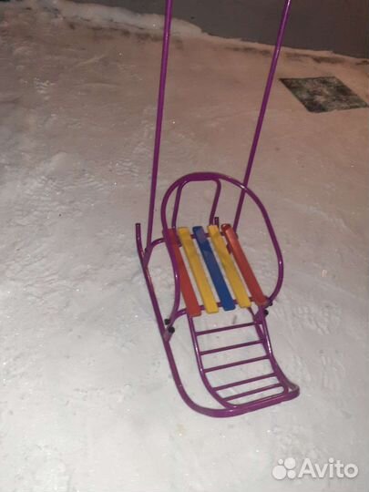 Детские зимние санки