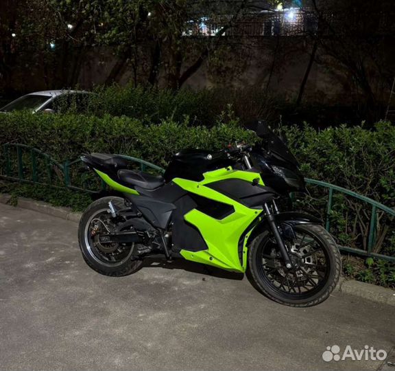 Электромотоцикл kawasaki ninja