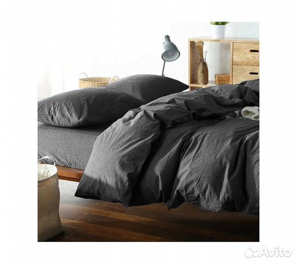 Постельное белье GoodNight Wash Cotton евро (с нав