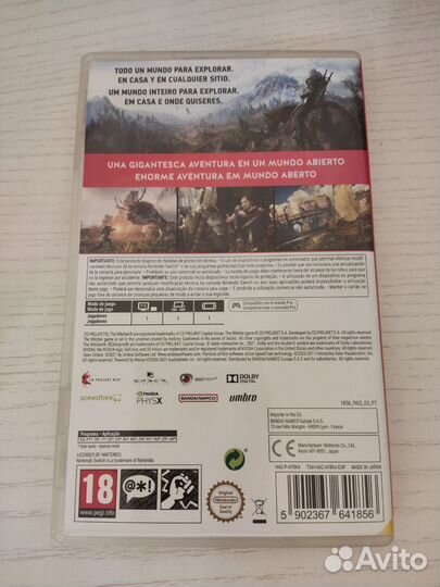 The Witcher 3 Wild Hunt Nintendo Switch