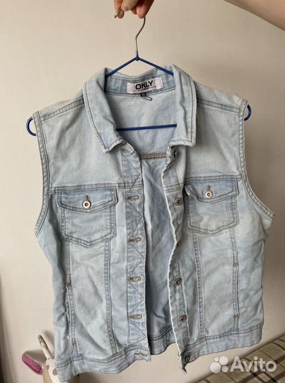 Джинсовая жилетка женская 44 46