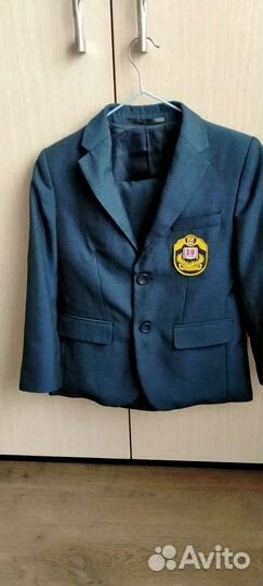 Школьный костюм для мальчика р 140 синий