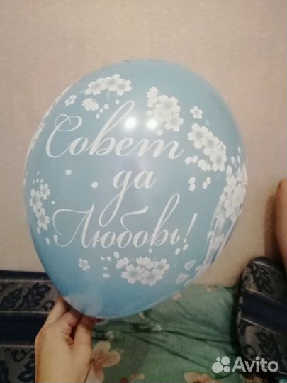 Воздушные шарики на свадьбу