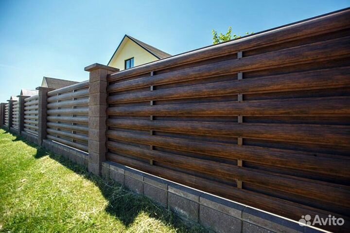 Забор жалюзи