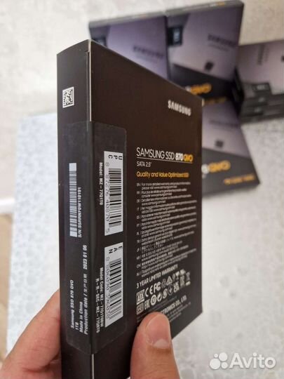 Ssd накопитель Samsung 870 QVO 1 Tb