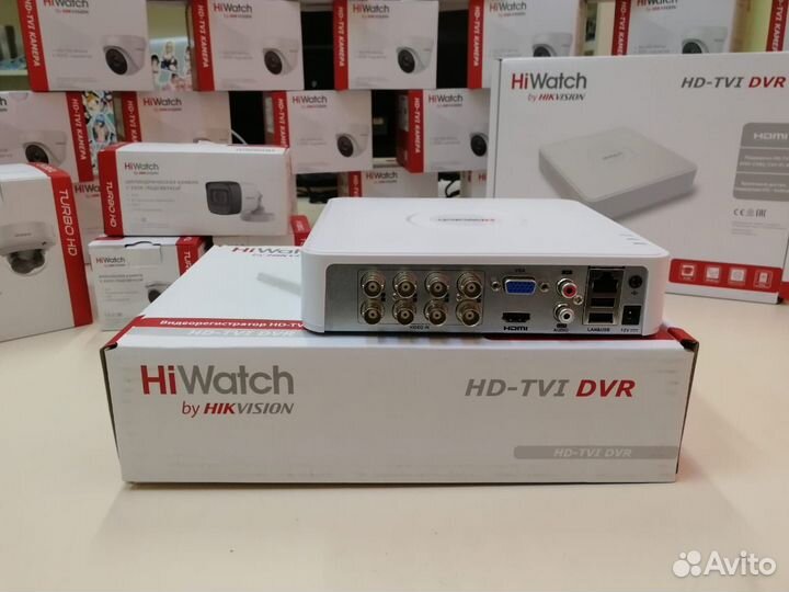 8кан. гибридный видеорегистратор DS-H208QA HiWatch