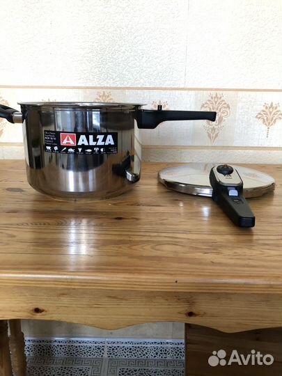 Скороварка нержавеющая сталь Alza Titan 8 литров