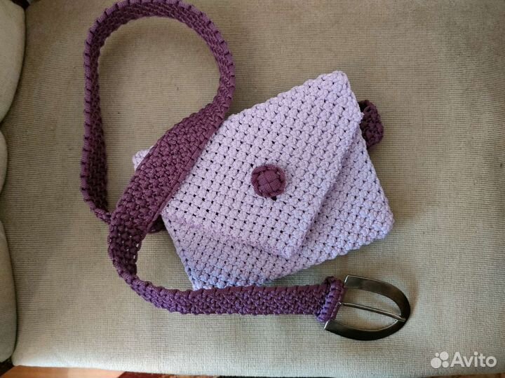 Cумочка и ремень ручной работы