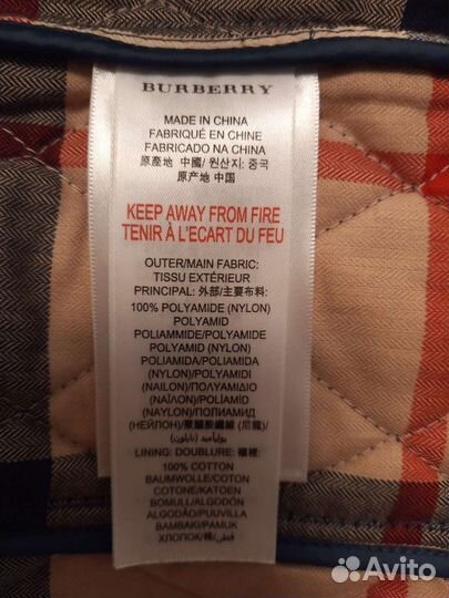 Куртка burberry детская