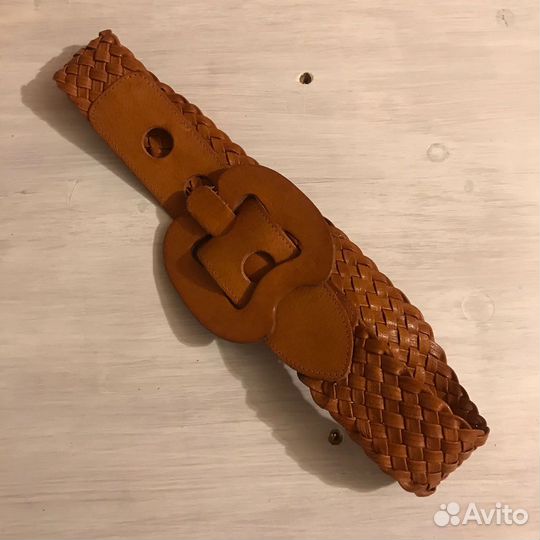 Ремень женский кожаный широкий