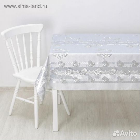 Клеёнка столовая на тканевой основе, ширина 137 см