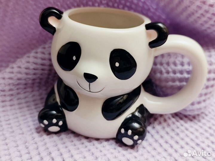 Кашпо панда для суккулентов